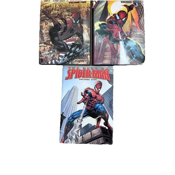Set of 3 The Best of Spider-Man Vols 2,3, & 5Oversized Hardcover Graphic Novel
